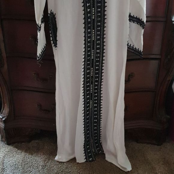 Ladies Boho Hooded Caftan sz Small - Picture 4 of 8